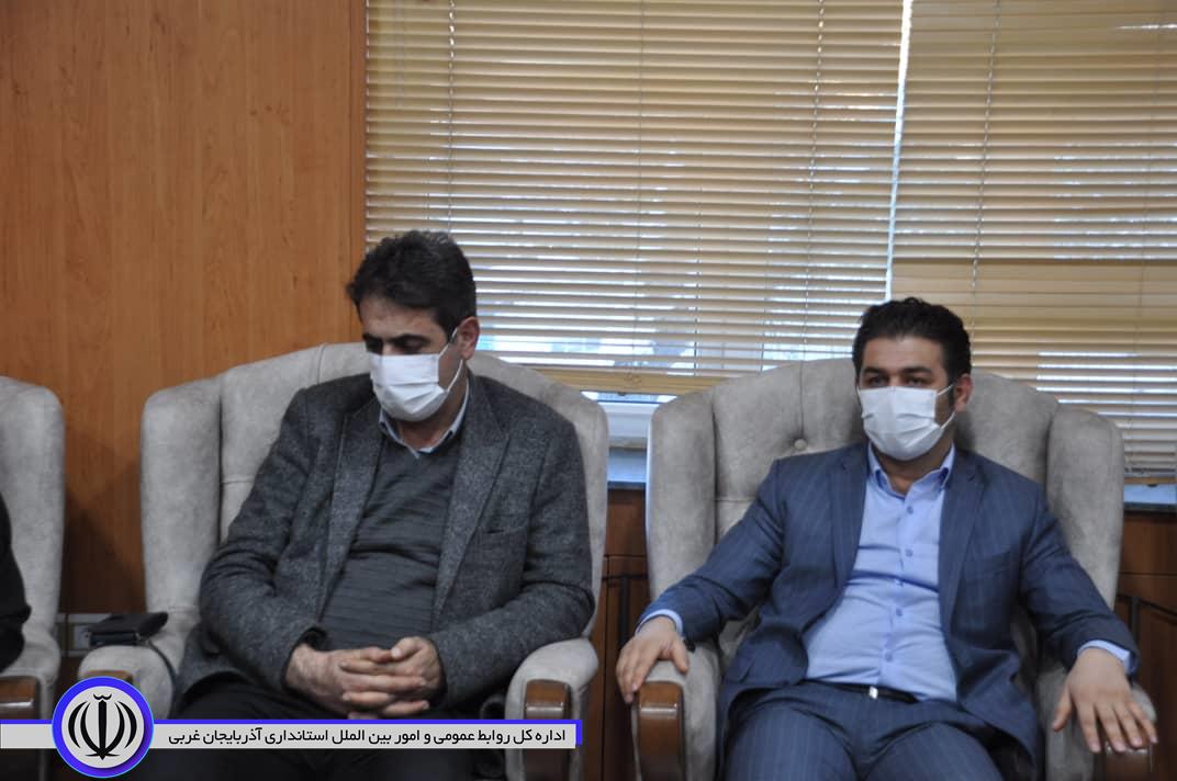دیدار تعدادی از اعضای شورای اسلامی شهر و شهردار مهاباد با فرماندار جدید شهرستان
