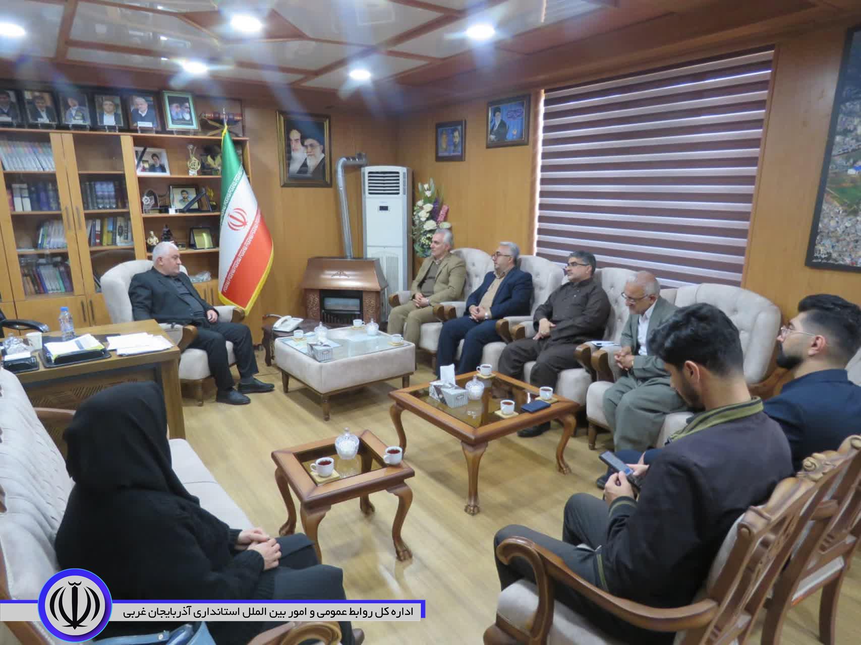 دیدار مدیران آموزشو پرورش و مراکز دارالقرآن با فرماندار ویژه شهرستان مهاباد