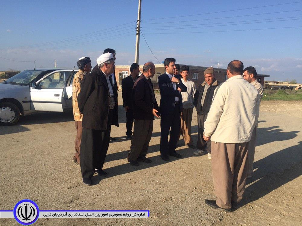 بازدید پاکزاد بخشدار مرکزی از روستای داشخانه