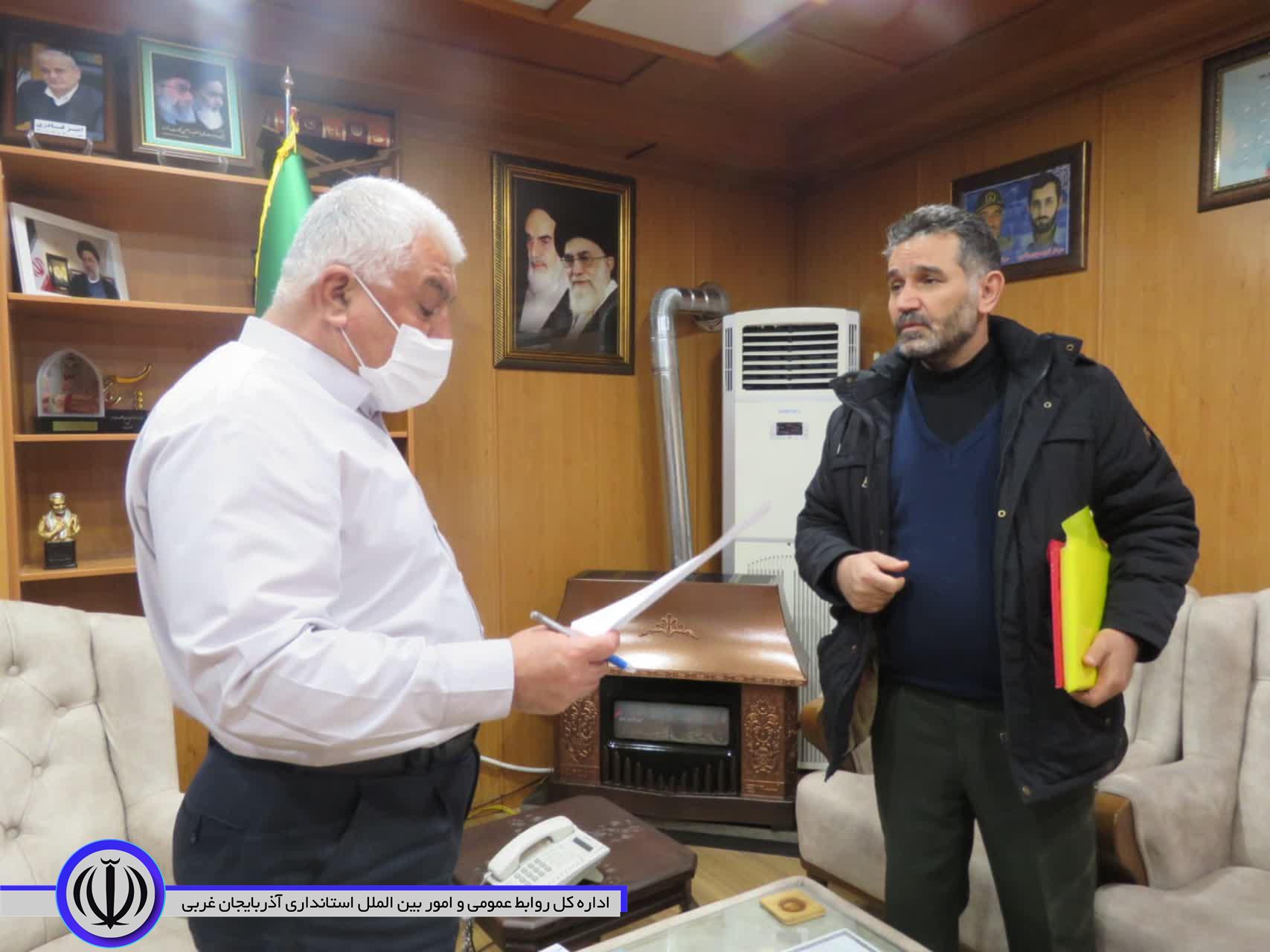 ملاقات عمومی فرماندار مهاباد با شهروندان برگزار شد