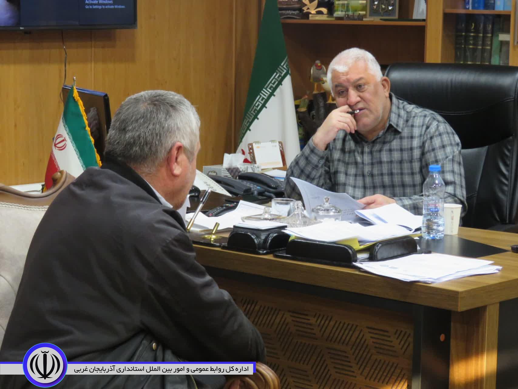 ملاقات عمومی فرماندار مهاباد با شهروندان برگزار شد