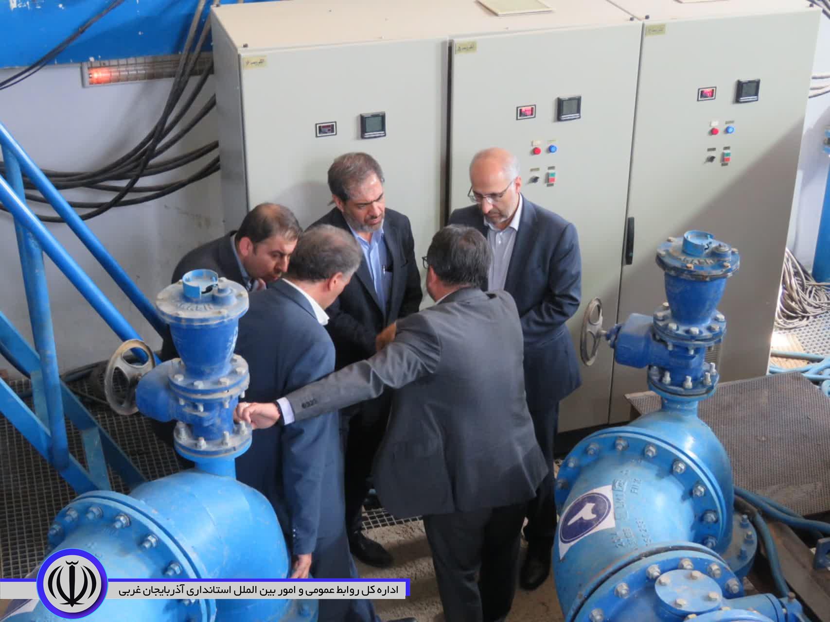 بررسی وضعیت منابع آبی در بازدید مسولان استانی و شهرستان از سد مهاباد