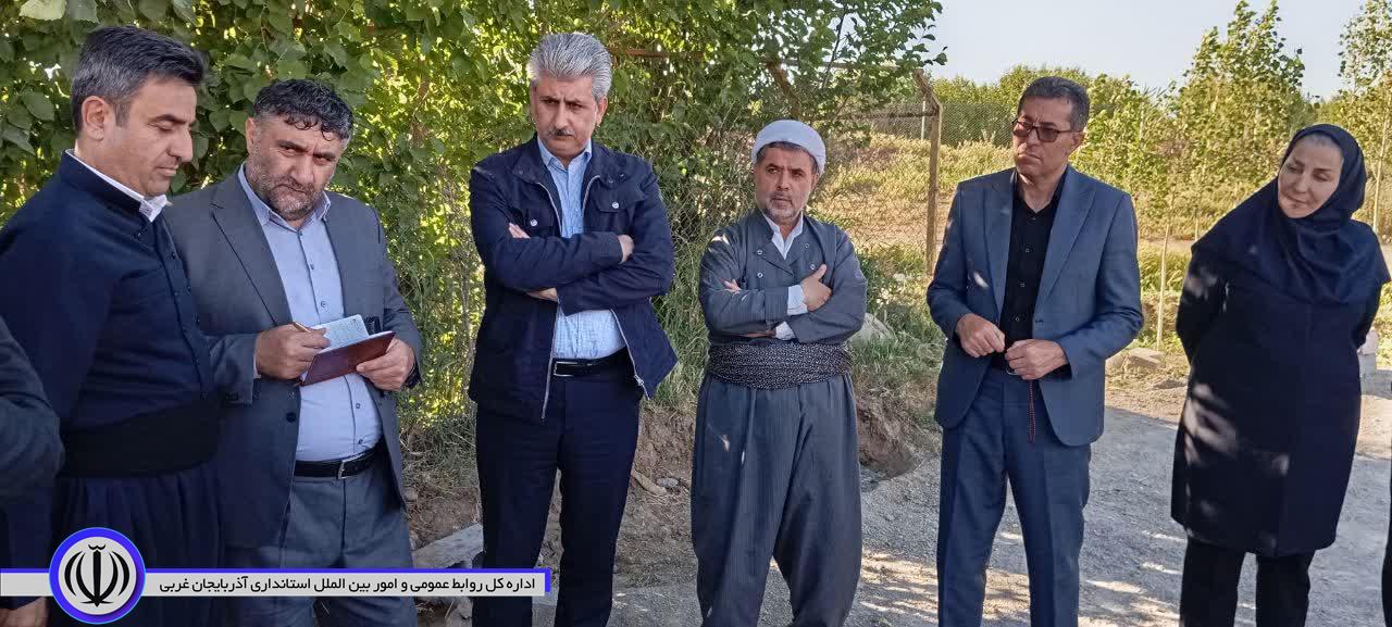 بازدید مسئولان شهرستان از روستاهای بخش مرکزی