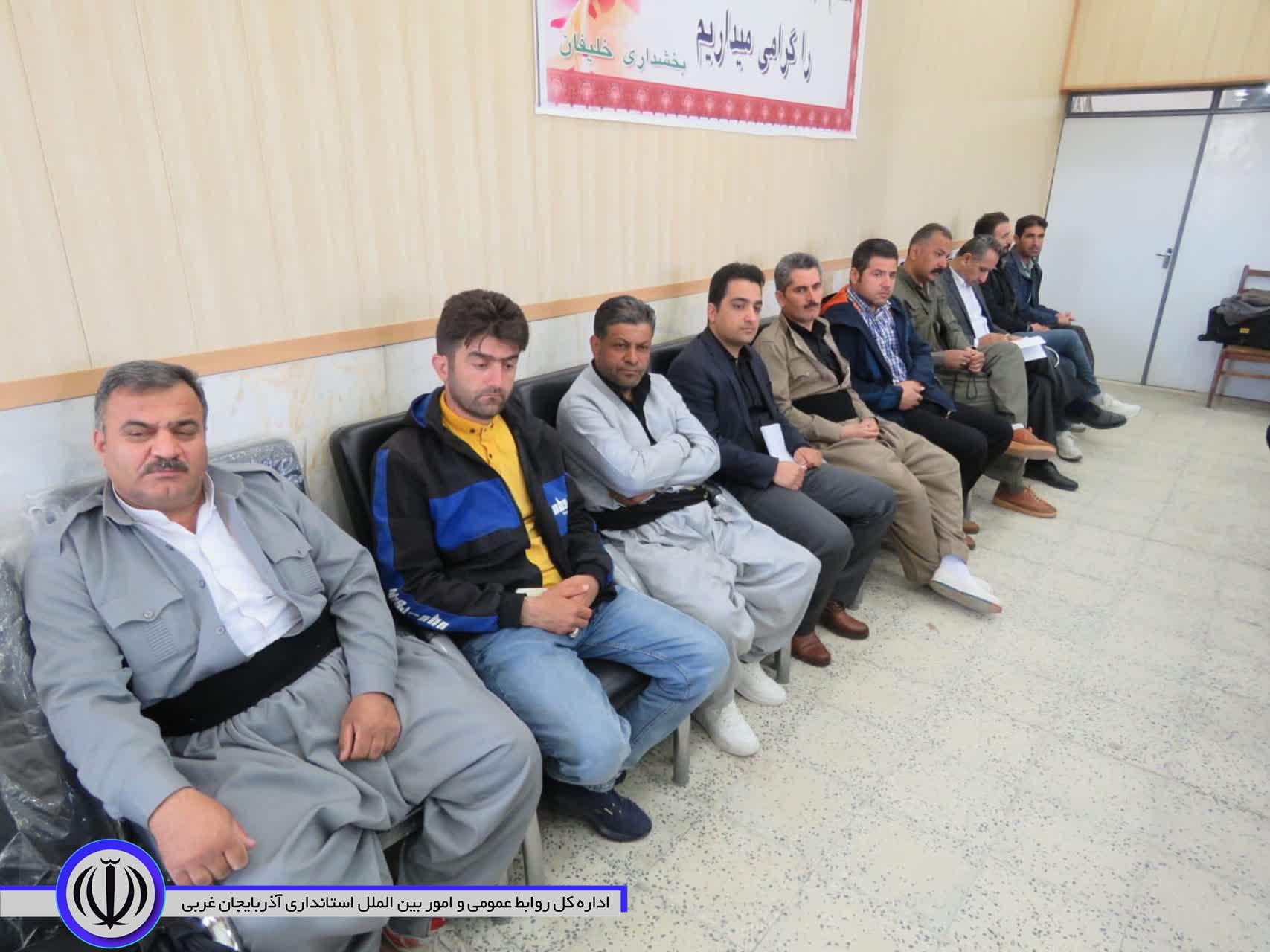 بررسی مشکلات بخش خلیفان در اولین نشست شورای اداری شهرستان مهاباد