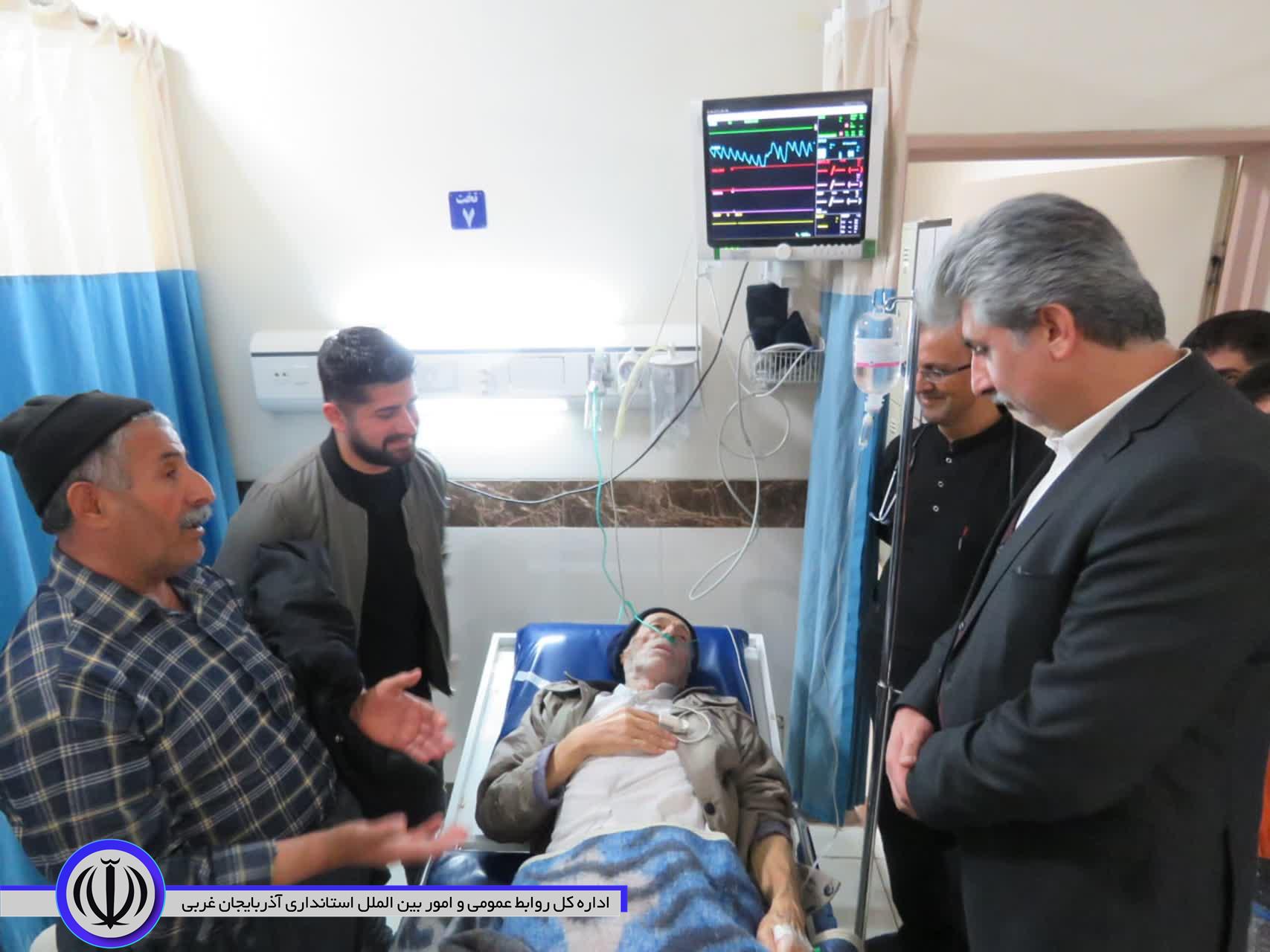 بازدید سرزده فرماندار ویژه شهرستان مهاباد از بیمارستان امام خمینی(ره) مهاباد