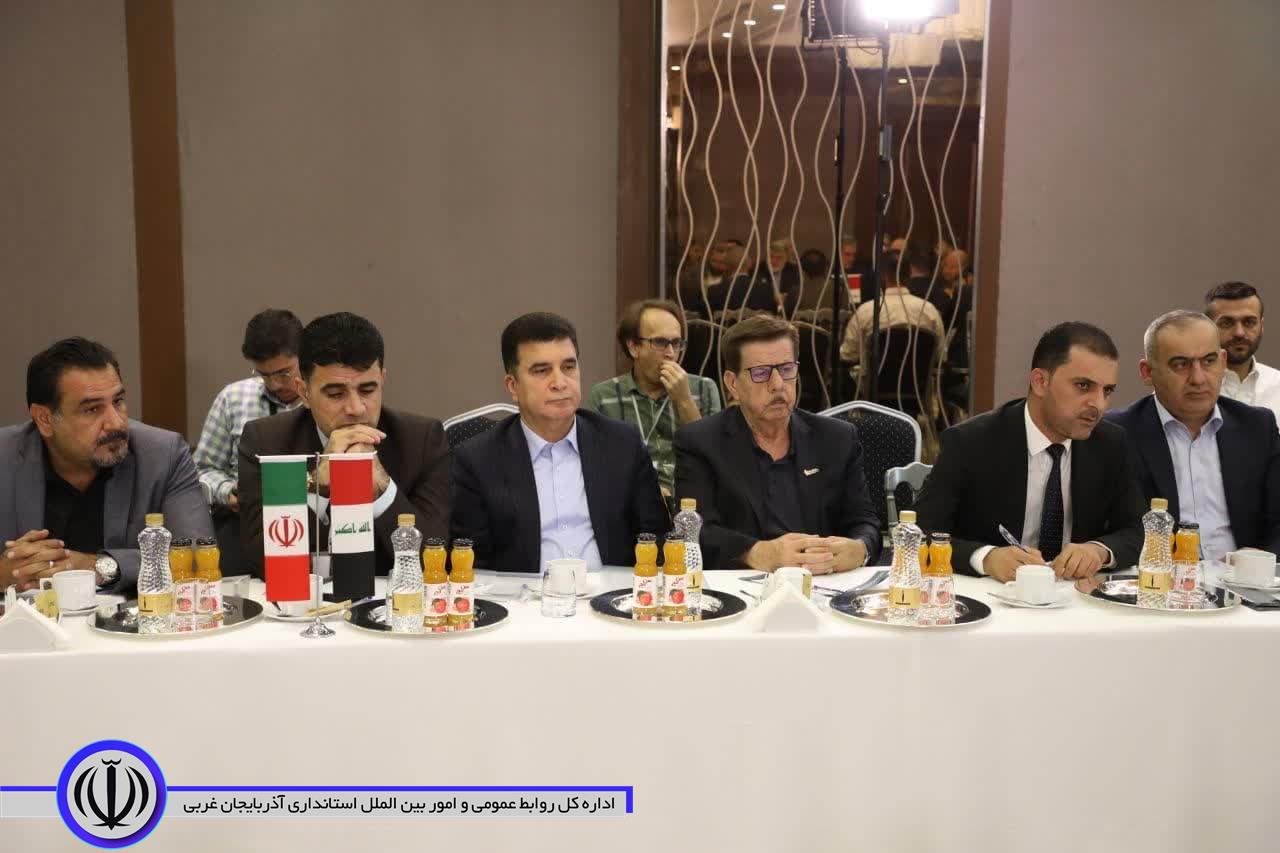 گفتگوی استاندار آذربایجانغربی با استاندار اربیل و هیات اقلیم کردستان عراق