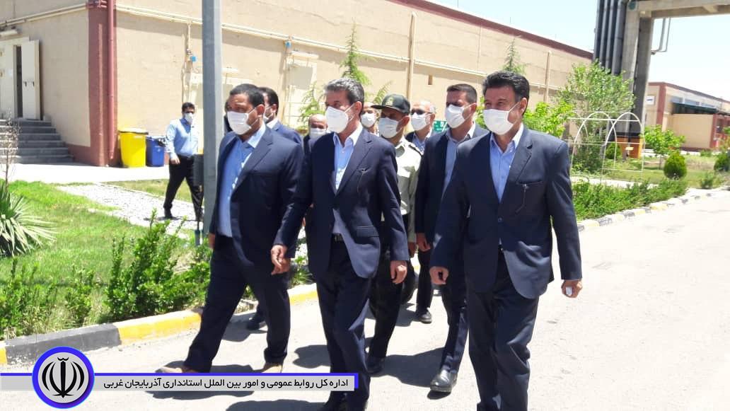 بازدید سرزده استاندار آذربایجانغربی از پتروشیمی مهاباد