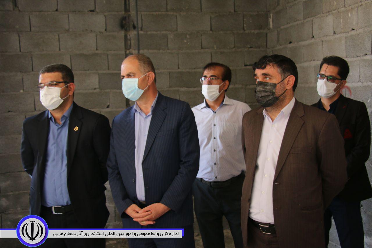 بازدید فرماندار مهاباد از مسکن جامعه ی معلولین شهرستان