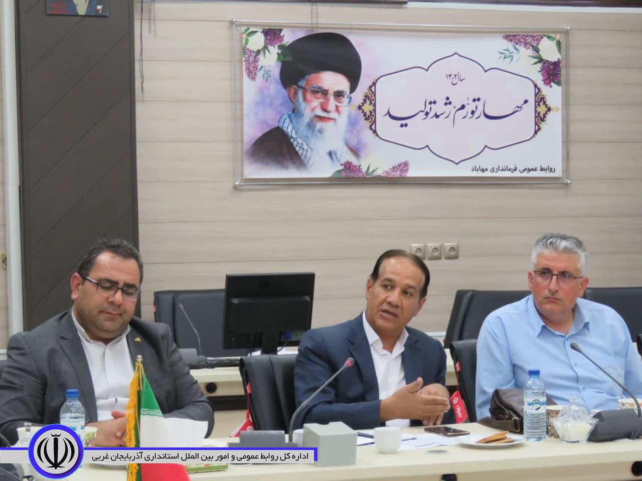 فرماندار مهاباد: بیش از 45 درصد تعهد شغلی امسال محقق شد