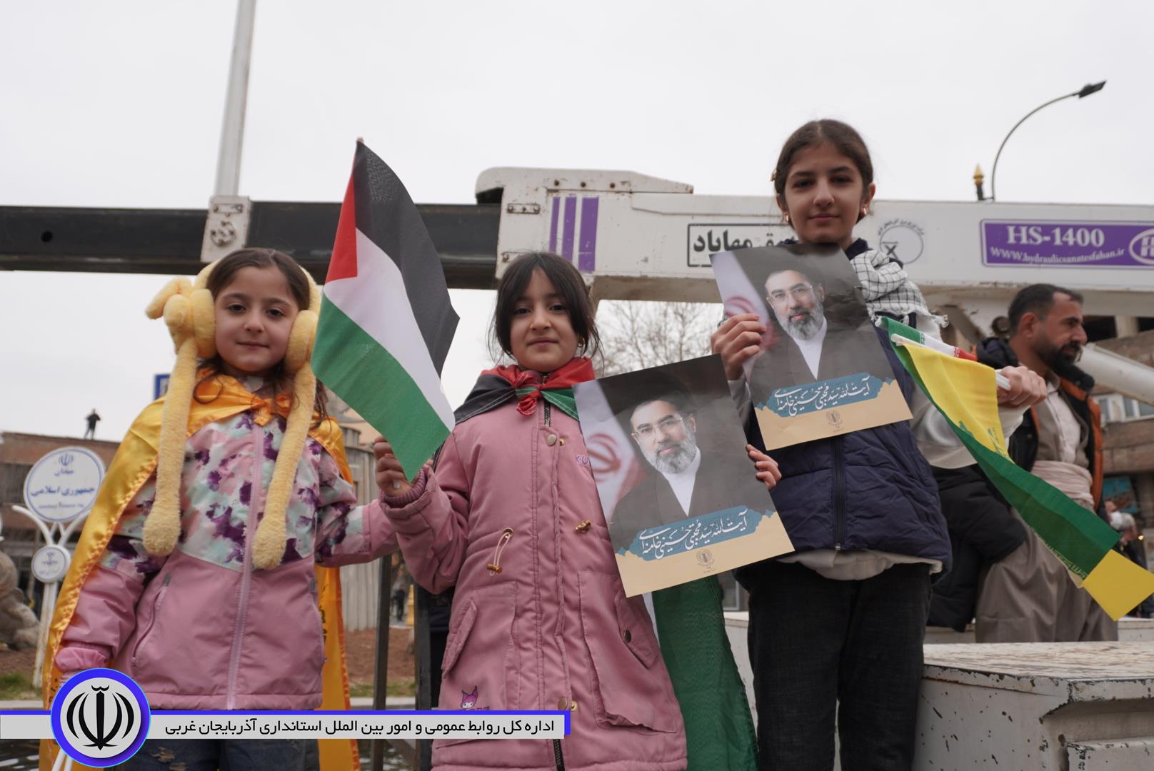 آیین راهپیمایی روز قدس در مهاباد برگزار شد