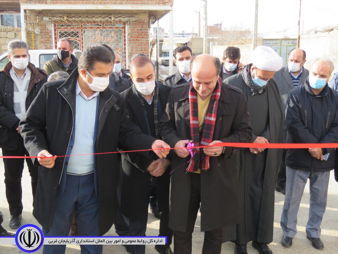 افتتاح پروژه تعریض و نوسازی پل و آسفالت معابر روستای اگریقاش