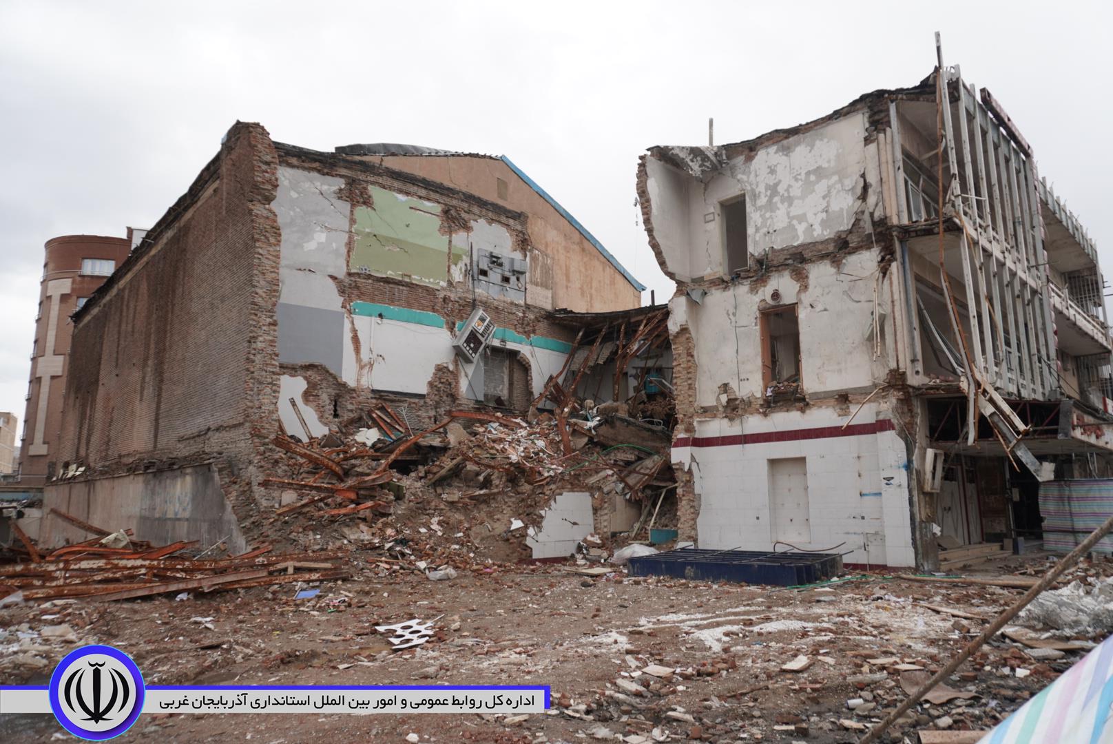 عملیات احداث مجدد هلال‌احمر مهاباد پس از تکمیل ارزیابی‌ها شروع می‌شود