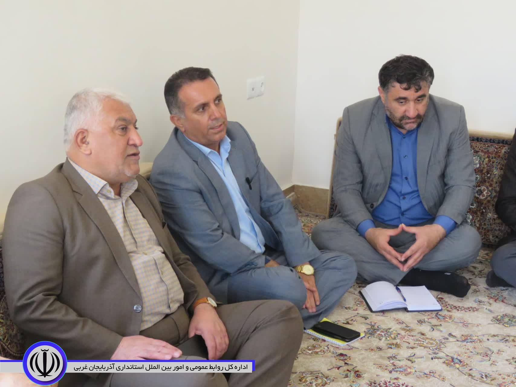 فرماندار ویژه مهاباد از روستا قشقونه از توابع بخش خلیفان بازدید کرد