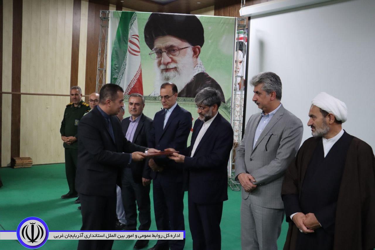 آیین تودیع و معارفه دادستان عمومی و انقلاب مهاباد برگزار شد