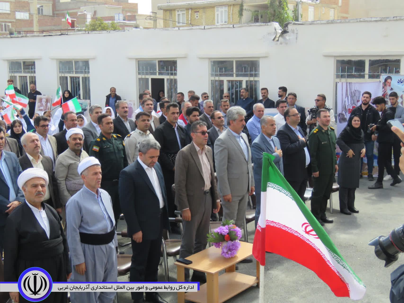 آیین افتتاح مدرسه 9 کلاسه فاخر شهر گوک‌تپه