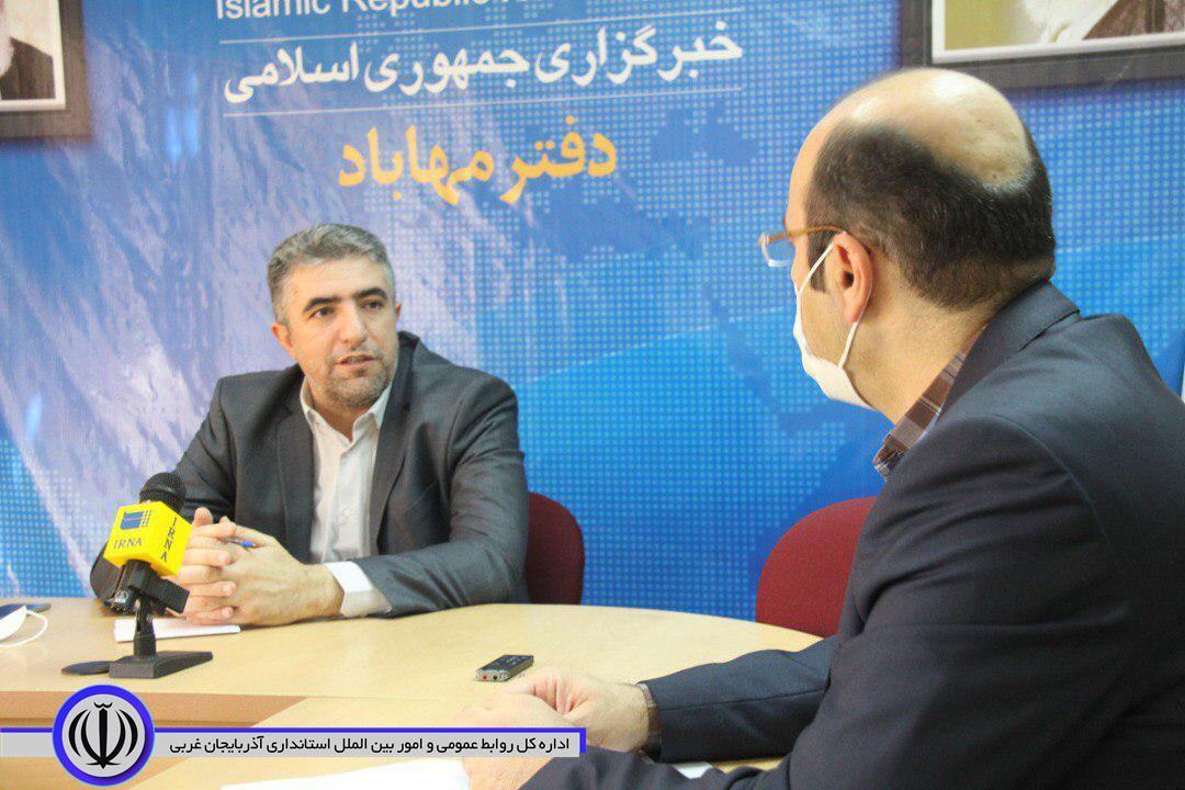 بازدید فرماندار مهاباد از دفتر خبرگزاری ایرنا شهرستان