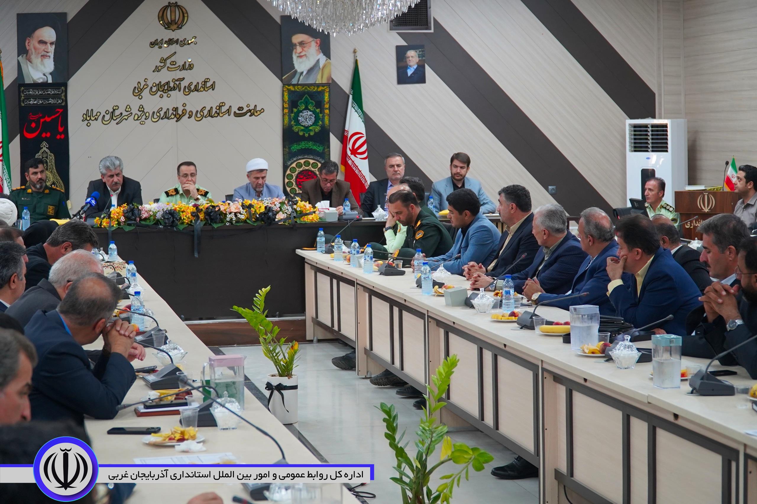 جلسه شورای اداری شهرستان مهاباد برگزار شد