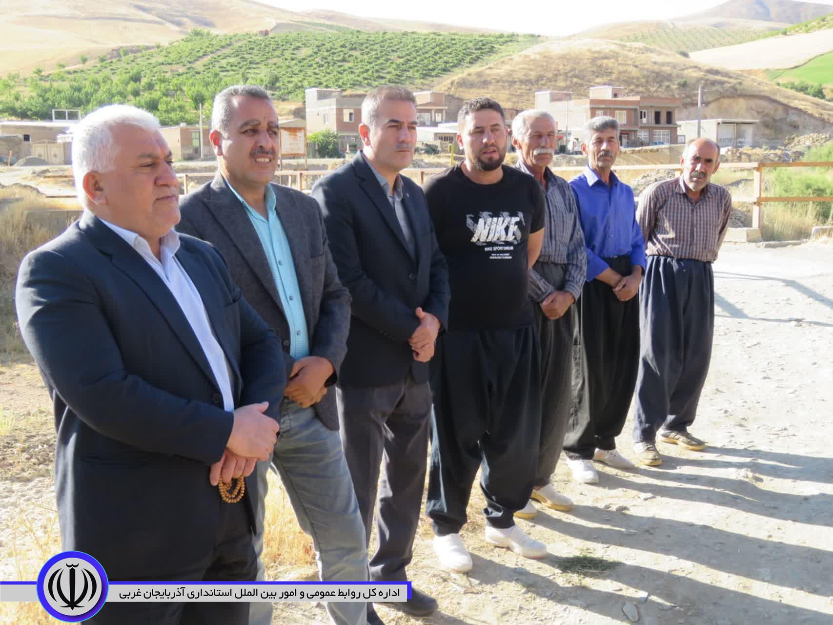 تداوم حضور میدانی فرماندار ویژه مهاباد در روستاهای بخش خلیفان