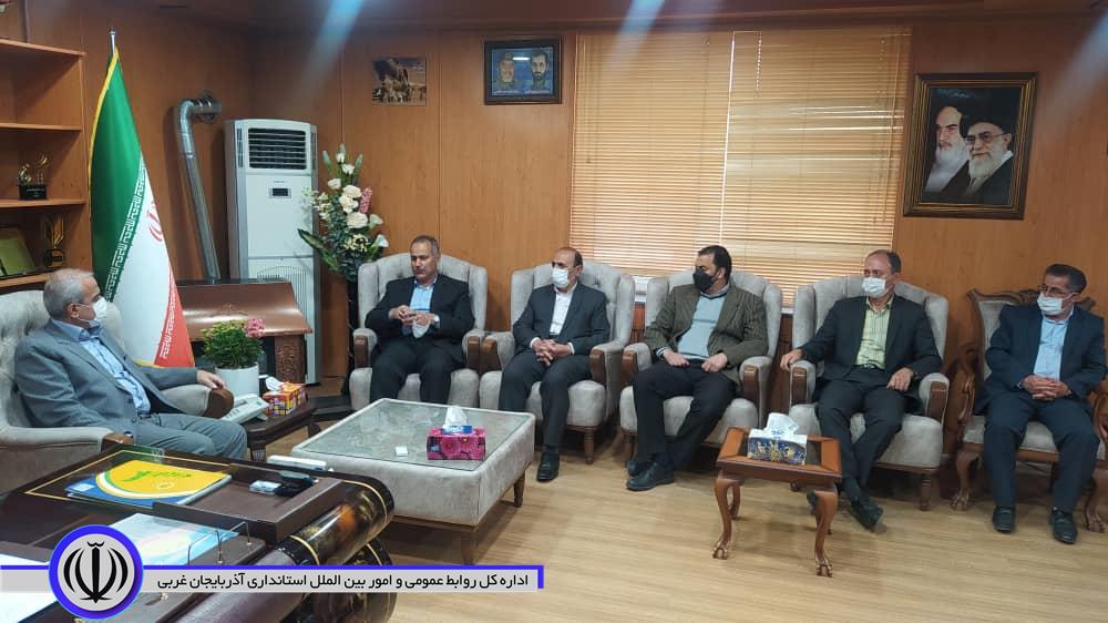 دیدار مشاور عالی معاون زراعت وزیر جهاد و مسئولان سازمان تعاون روستایی استان آذربایجان غربی با سرپرست فرمانداری مهاباد